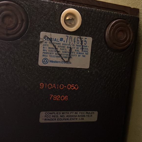 Vintage Rotary Stowawy phone made by Western Electric - Picture 3 of 10